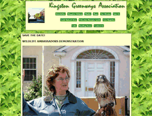 Tablet Screenshot of kingstongreenways.org